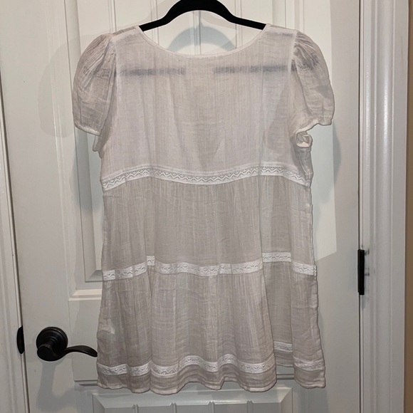 Denim & Supply Ralph Lauren L Peasant Bohemian Southwest Cap Sleeve Pullover Top - Picture 5 of 16